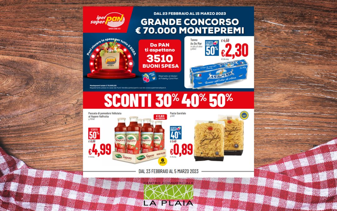 SCONTI 30% 40% 50% – La promozione sarà valida fino al 5 Marzo 2023