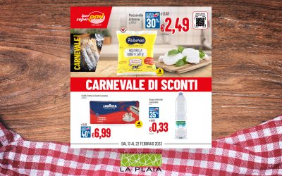 CARNEVALE DI SCONTI – La promozione sarà valida fino al 22 Febbraio 2023