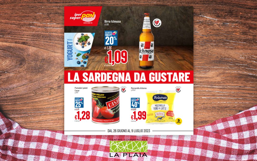 LA SARDEGNA DA GUSTARE – La promozione sarà valida fino al 9 Luglio 2023