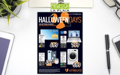 Volantino Unieuro HALLOWEEN DAYS valido fino al 31 Ottobre 2023