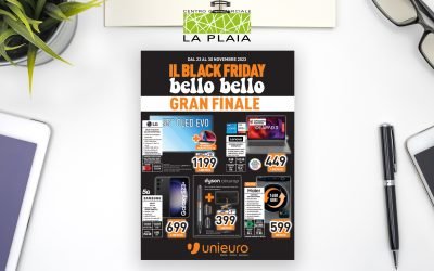 Volantino Unieuro GRAN FINALE – IL BLACK FRIDAY BELLO BELLO valido fino al 30 Novembre 2023