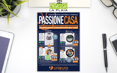 Volantino Unieuro PASSIONE CASA Valido fino al 3 Ottobre 2024