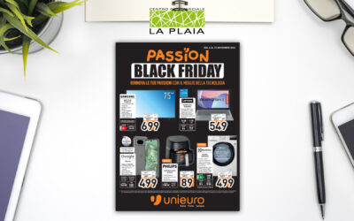 Volantino Unieuro PASSION BLACK FRIDAY Valido fino al 12 Novembre 2024