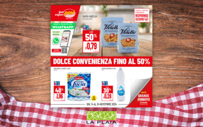 DOLCE CONVENIENZA FINO AL 50% – La promozione sarà valida fino al 24 Novembre 2024