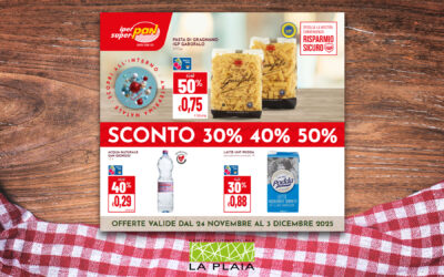 SCONTO 30% 40% 50% – La promozione sarà valida fino al 3 Dicembre 2025